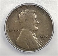 1914-D Lincoln Wheat Cent  Very Good ICG VG10
