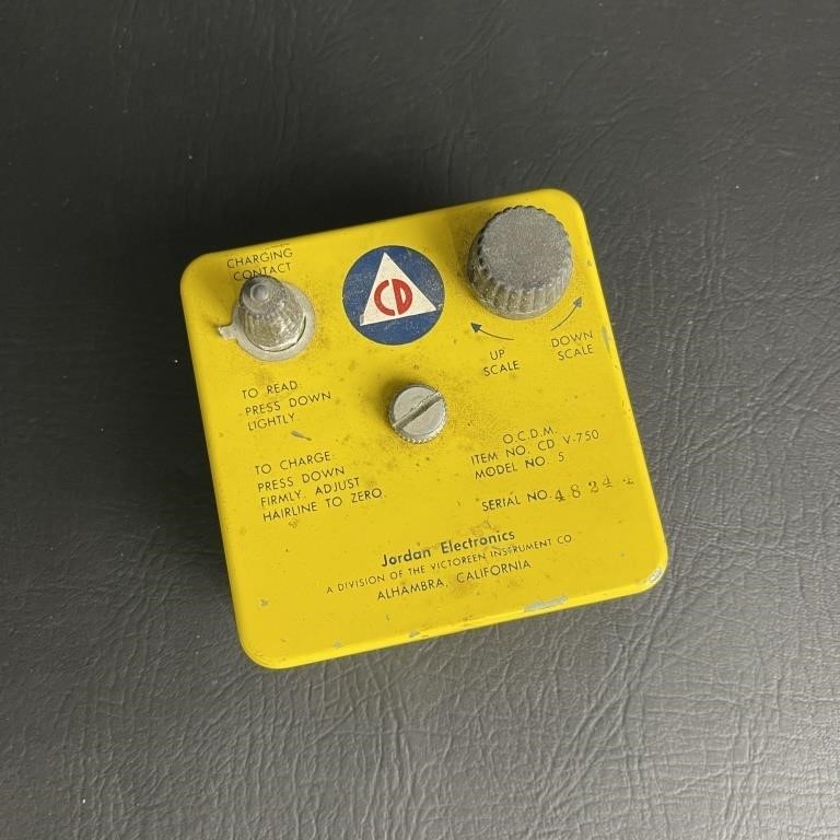 US Civil Defense Radiation Detection Charger