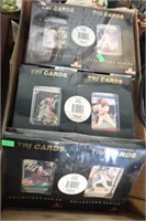 7 TRI CARDS COLLECTORS SERIES BASEBALL CARDS