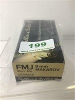 S&B 9mm Makarov 95 gr. Qty 49