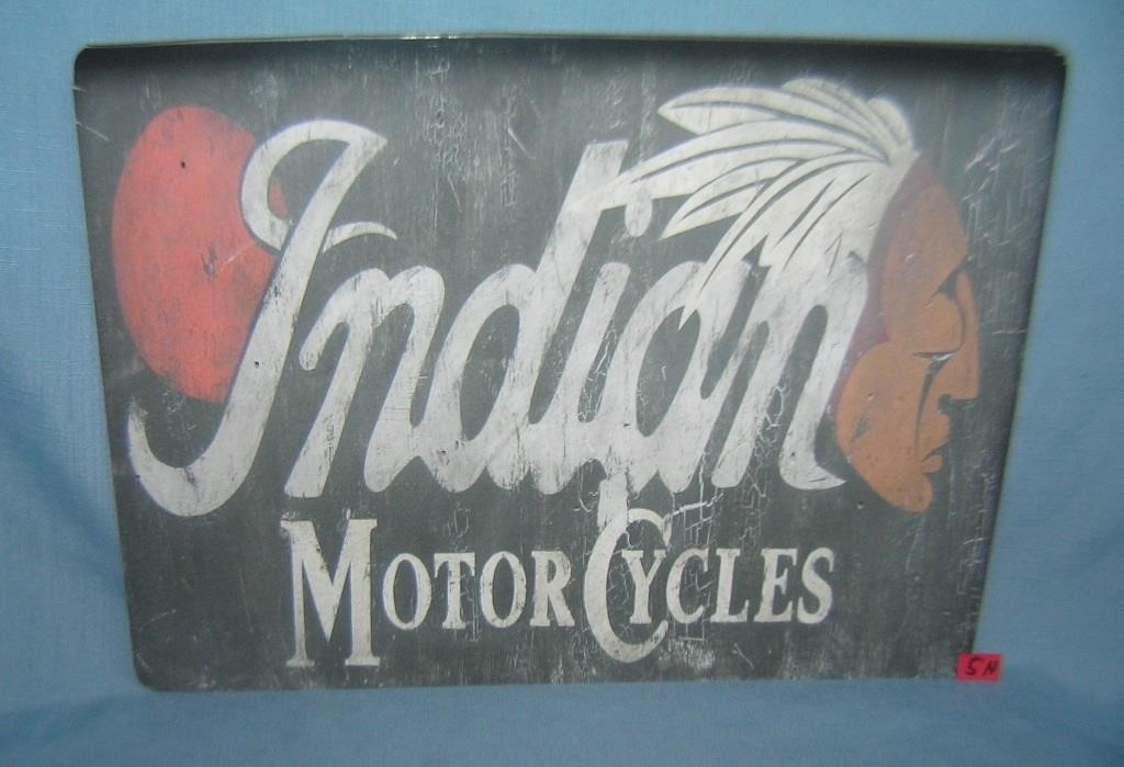 Indian Motorcycle retro style advertising sign pri