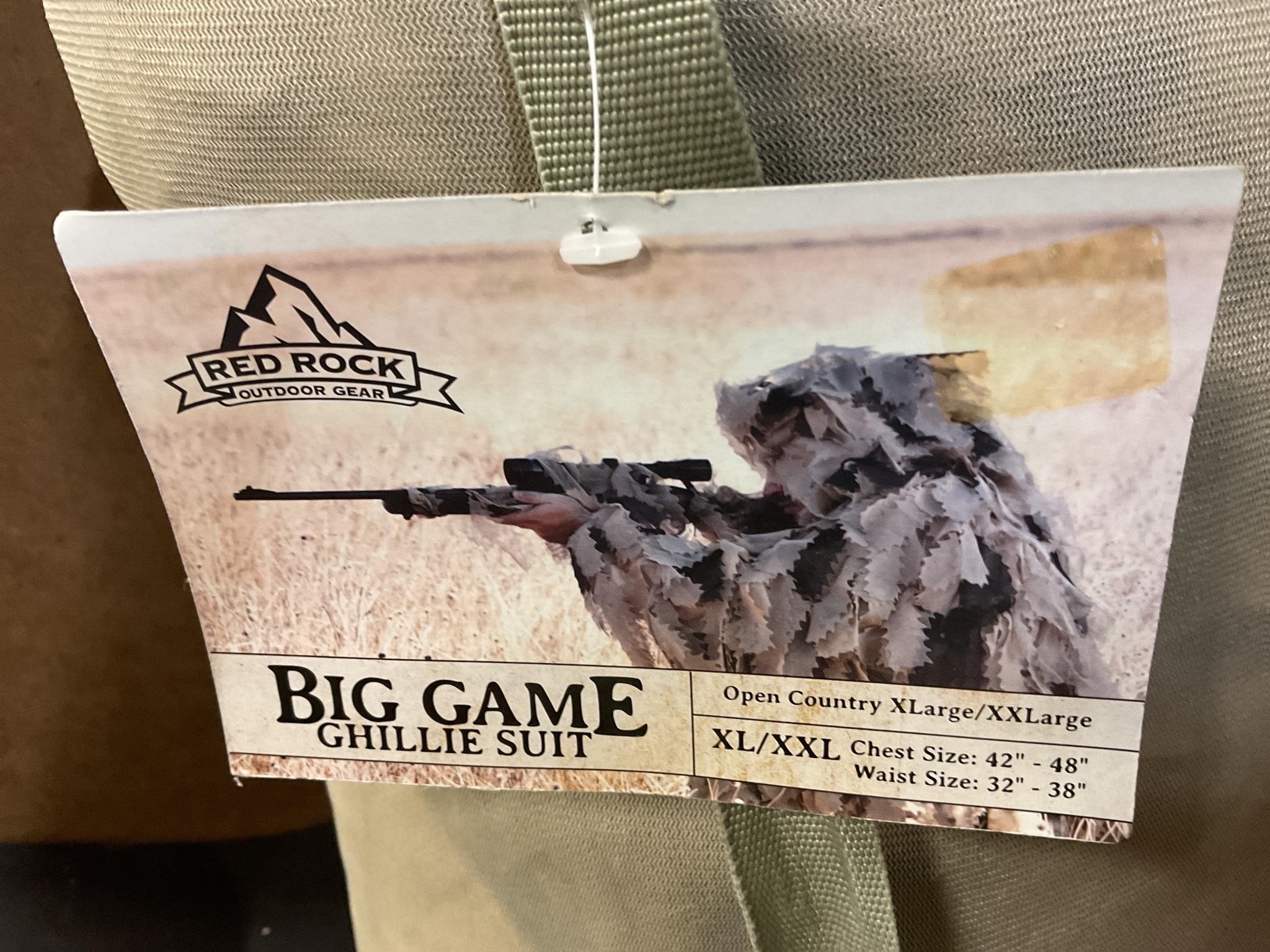 Red rock Big Game Ghillie Suit xl/xxlarge