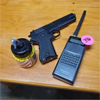 PELLET GUN/ RADIO SHACK SCANNER