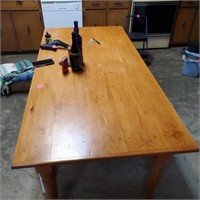 NICE LONG KITCHEN TABLE - NO CHAIRS
