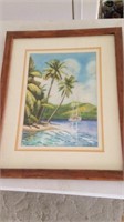 Rich McKenney  Painting, signed framed and
