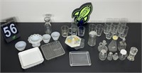 Assorted Kitchen Glasswear Serving Trays and more!