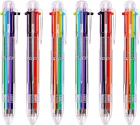 6 Pack Multicolor Pen
