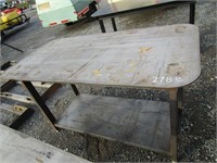 New/Unused Steel Table w/Shelf