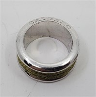 Calgaro, Italian, Sterling Silver Ring