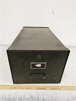 Army Green Metal File Drawer- 24x12x11