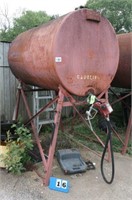400 Gallon Gasoline Tank on Attached Stand