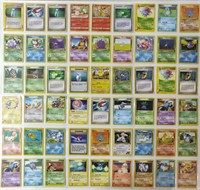 54 Pokemon Cards Incl 1999