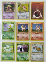 9 Pokemon Cards Incl. Shadowless Ponyta,