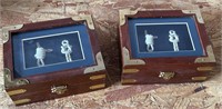 2 small nautical theme keepsake box