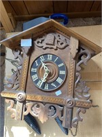 German cuckoo clock w/ weights