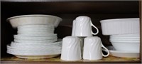 46pc. White Corning Ware Dish Collection