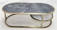 Union Home marble & brass coffee table