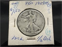 1929-S Walking Liberty Half Dollar