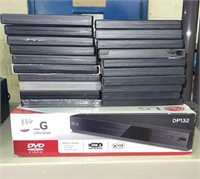 DVD Player and Various DVDs