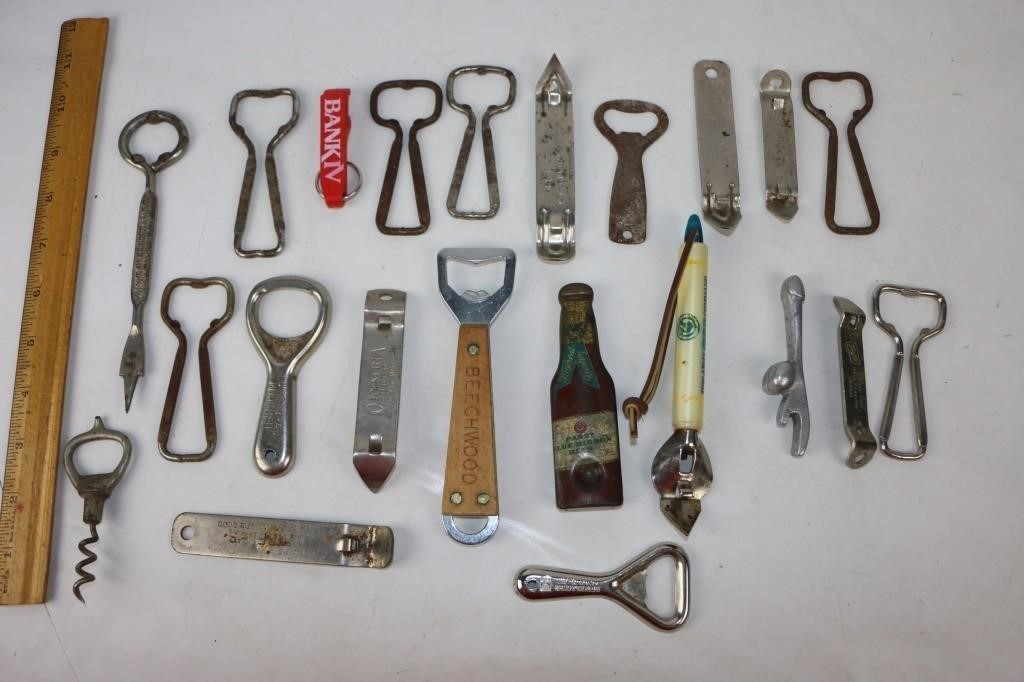 Lot of Assorted Bottle Openers with Advertising