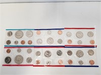 Three US Coin Sets- 1973, 1992, 1998