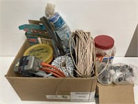 Box of Misc Garage Items