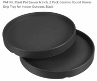 MSRP $20 Set 2 Plant Saucers