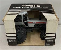 White 2-180 w/Duals Red Stripe