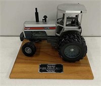 White 2-155 w/Duals on Wood Plaque