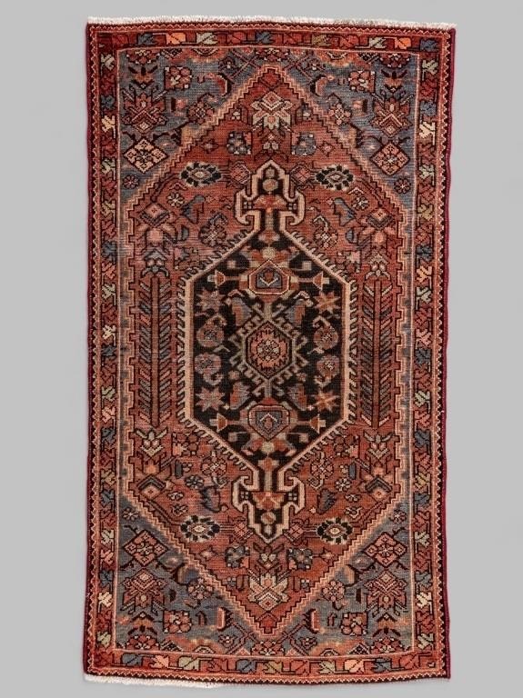 IRANIAN ZANJAN HAND KNOTTED RUG