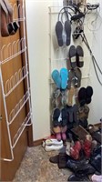 2 Hanging Shoe Racks and Women’s Shoes Multiple
