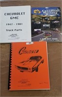 3 Vintage Parts Books - Truck 1947-81; Mustang