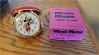 Minnie Mouse travel alarm clock