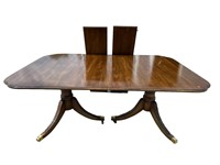 STATTON DOUBLE PEDESTAL DINING ROOM TABLE