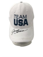 Janet Evans Signed Team USA golf cap