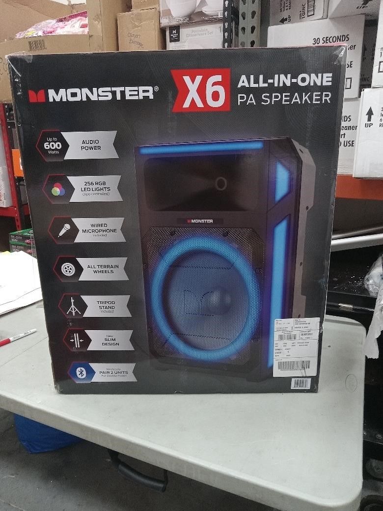 $287  Monster X6 PA Bluetooth Speaker System