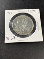 1925 Stone Mountain silver dollar, low mint state