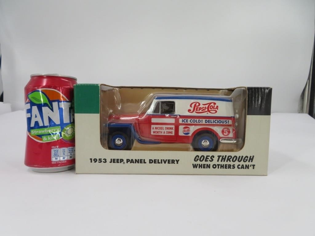 Voiture '' Bank '' die cast Pepsi Cola 1:25, 1953