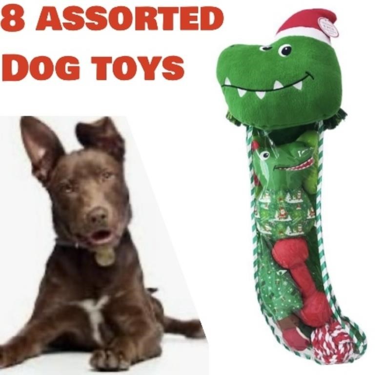 21 ASSORTED DOG TOYS NEW