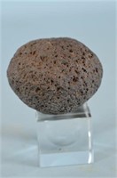 Spherical Pumice Rock from Volcano