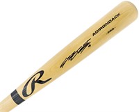 Jung Hoo Lee Autographed Blonde Baseball Bat
