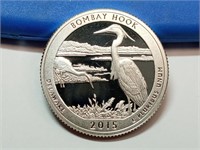 OF) 2015 SILVER PROOF QUARTER Bombay Hook