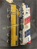 Two HO scale locomotives, both need work