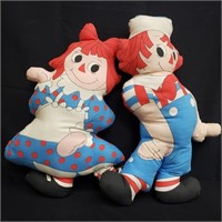 Raggedy ann & Andy rag dolls