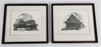 Framed Lithography Prints Signed (2)