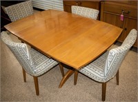 Furniture Mid-Century Table and Chairs