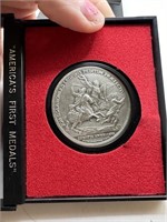AMERICA FIRST PEWTER MEDAL