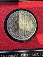 AMERICA FIRST PEWTER MEDAL