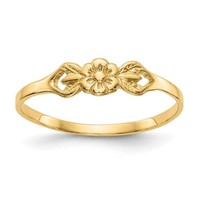 14K- Flower Baby Ring