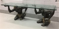 Blackamoore Bronze Figural Hall Table
